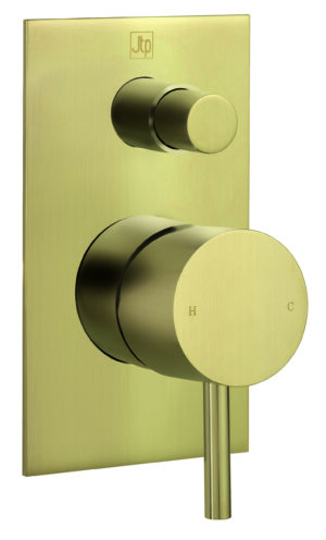 VOS Single Lever Diverter Valve, HP1 - Brushed Brass