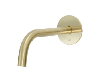 VOS Slim Bath / Basin Spout - Brushed Brass