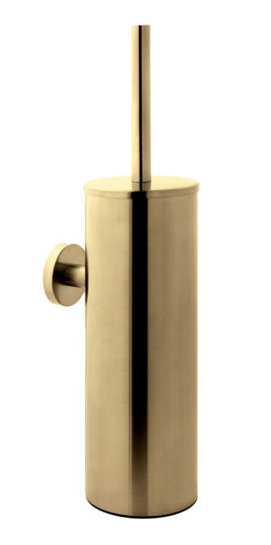 VOS Toilet Brush Wall Mounted - Brushed Brass