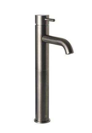 VOS Single Lever Tall Basin Mixer - Brushed Black