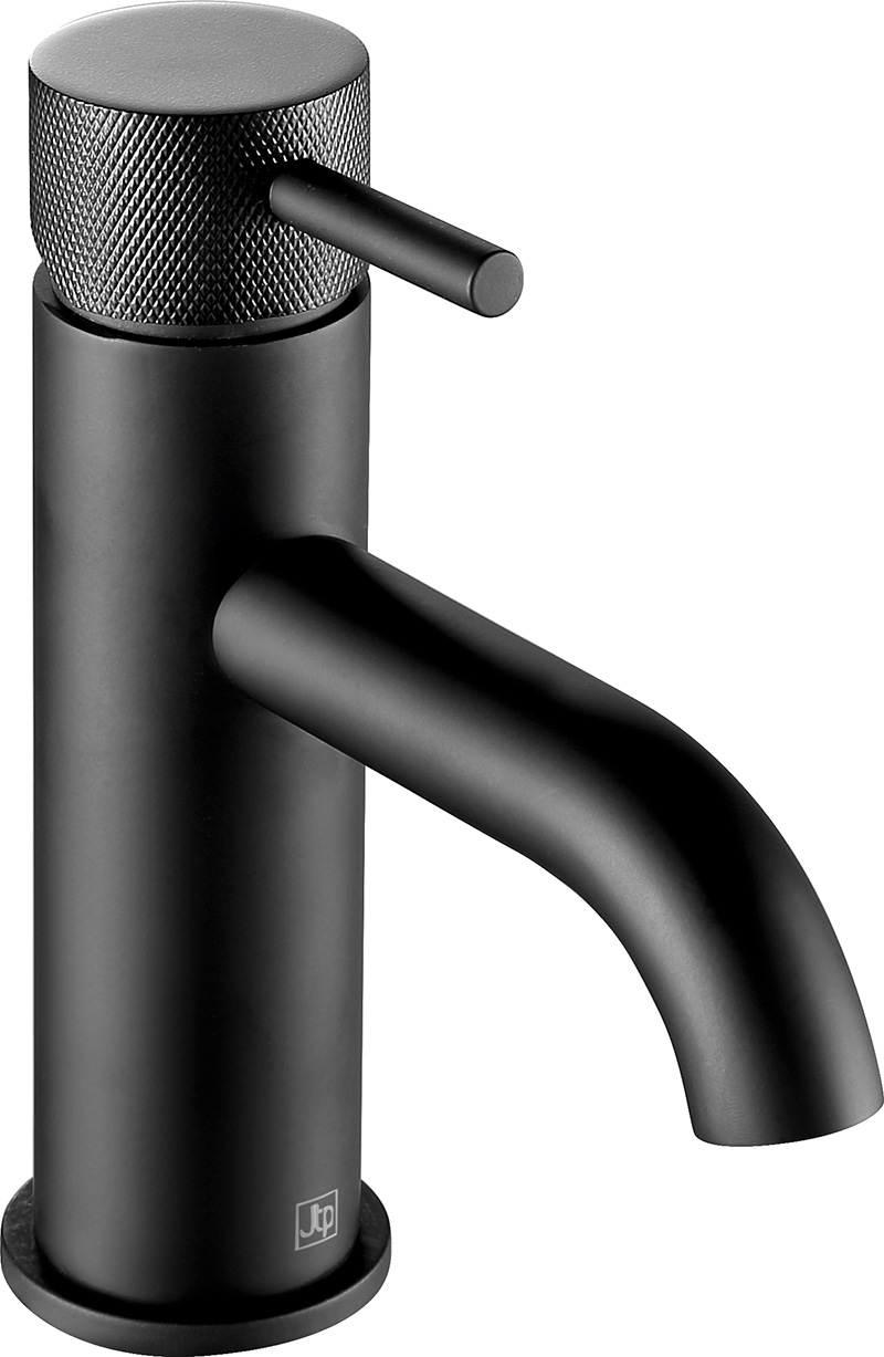 VOS Single Lever Basin Mixer with Designer Handle - Matt Black