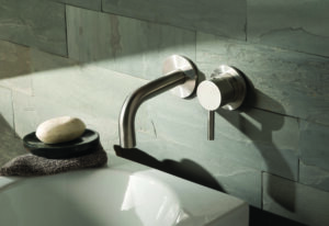 JTP INOX Wall Mounted Basin Mixer - Projection 250mm