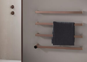 JTP Zyon Brushed Bronze Electric Radiator