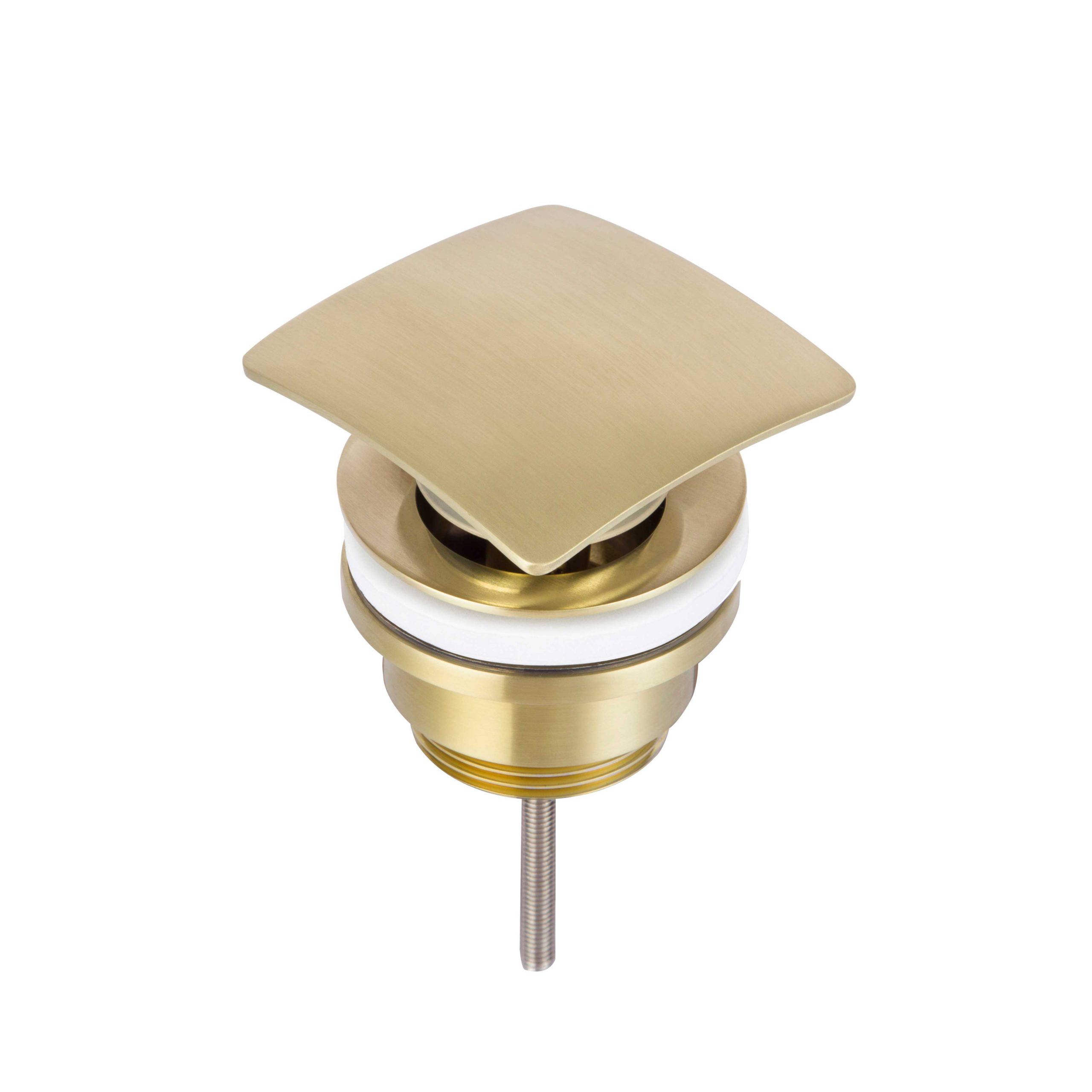 HIX Basin Waste Universal Slotted and Unslotted - Brushed Brass