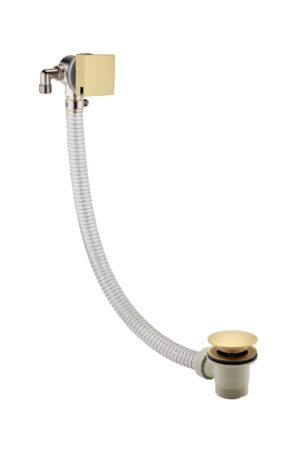 HIX Exofil with Click Clack Bath Waste - Brushed Brass
