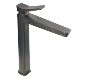HIX Single Lever Tall Basin Mixer - Brushed Black