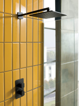 JTP HIX Shower Head 250mm - Brushed Black