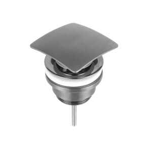 HIX Basin Waste Universal Slotted and Unslotted - Brushed Black