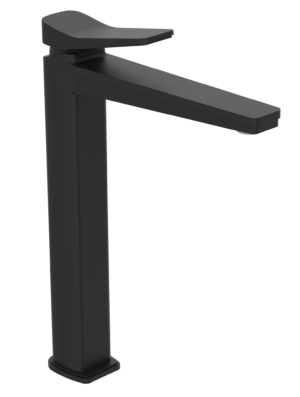 HIX Single Lever Tall Basin Mixer - Matt Black