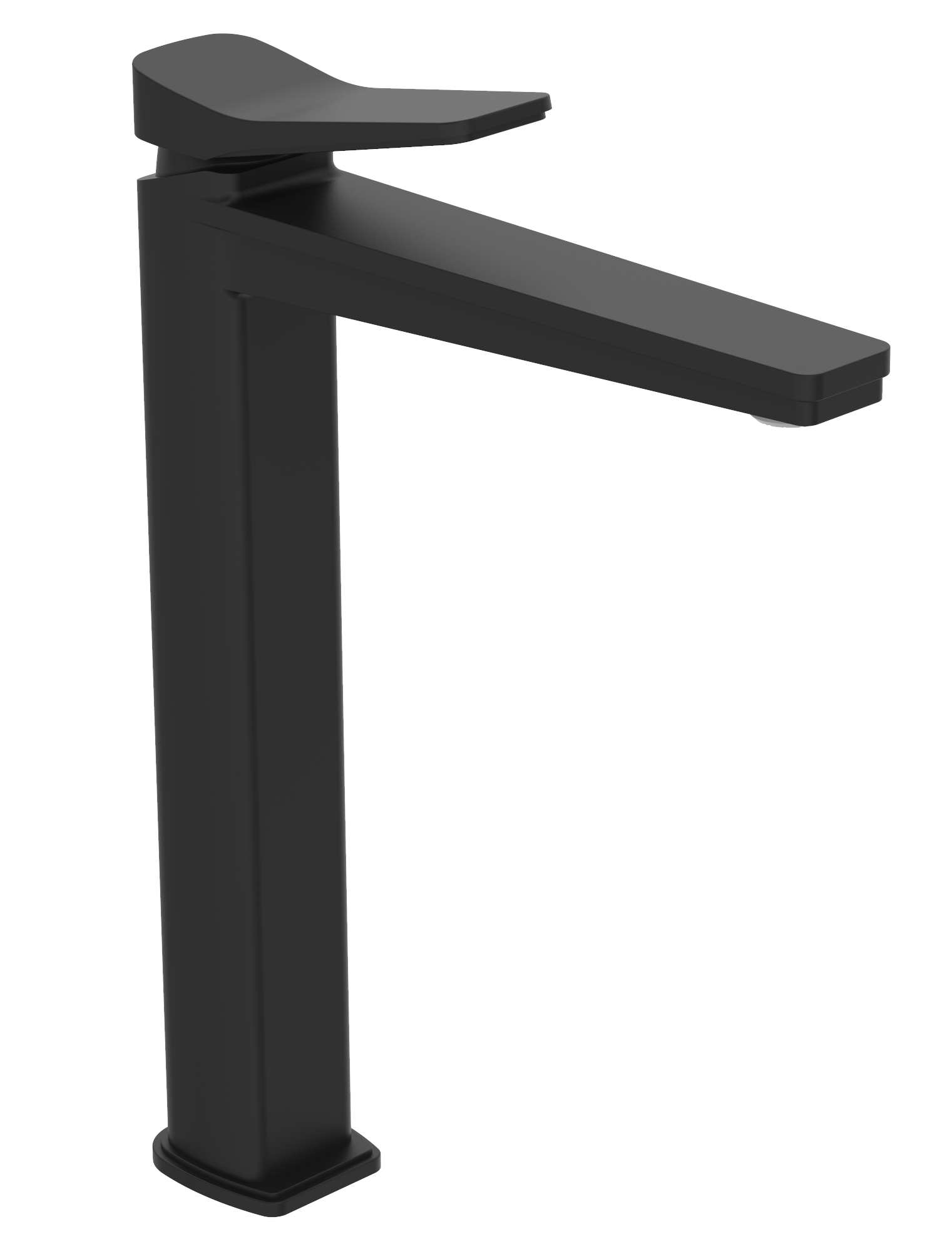 HIX Single Lever Tall Basin Mixer - Matt Black