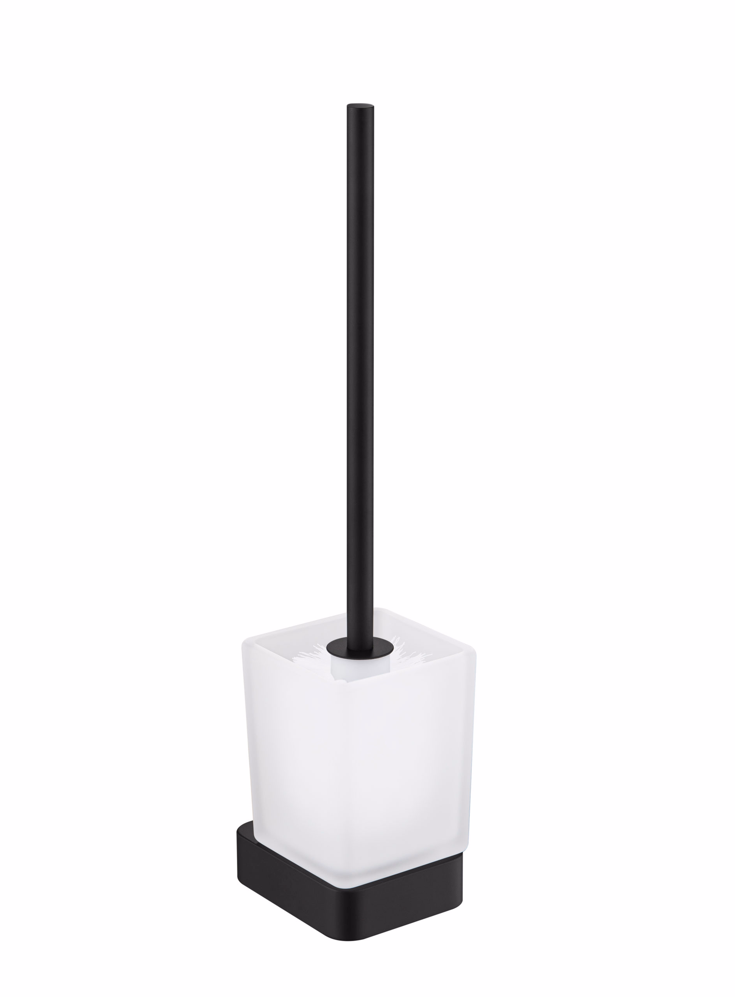 JTP HIX Toilet Brush Holder Wall Mounted - Matt Black