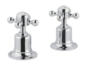 Grosvenor Cross Panel Valves - Chrome