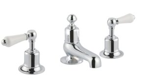 Grosvenor Lever 3 Hole Deck Mounted Bath Filler - Chrome