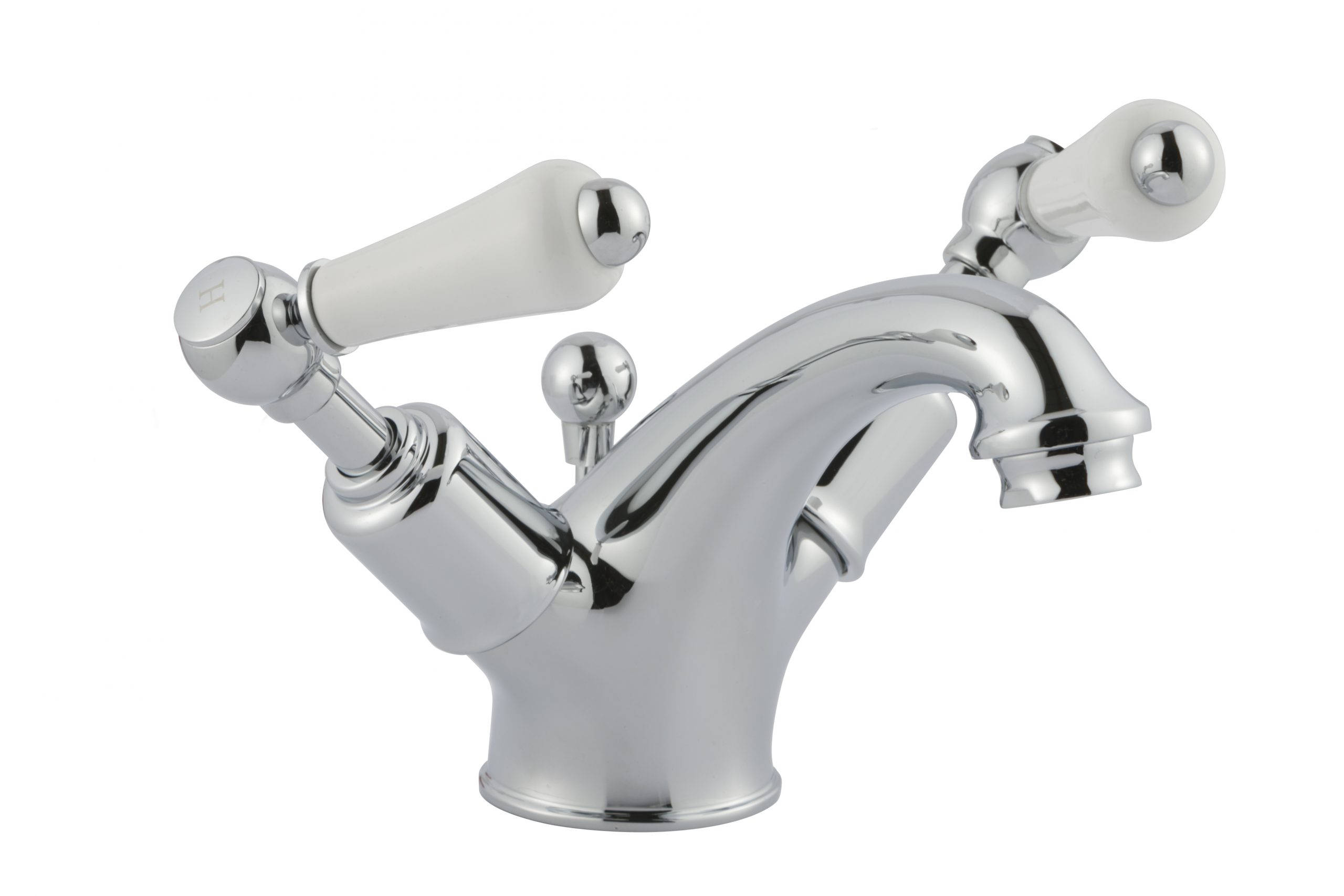 Grosvenor Lever Basin Mixer with Pop Up Waste - Chrome