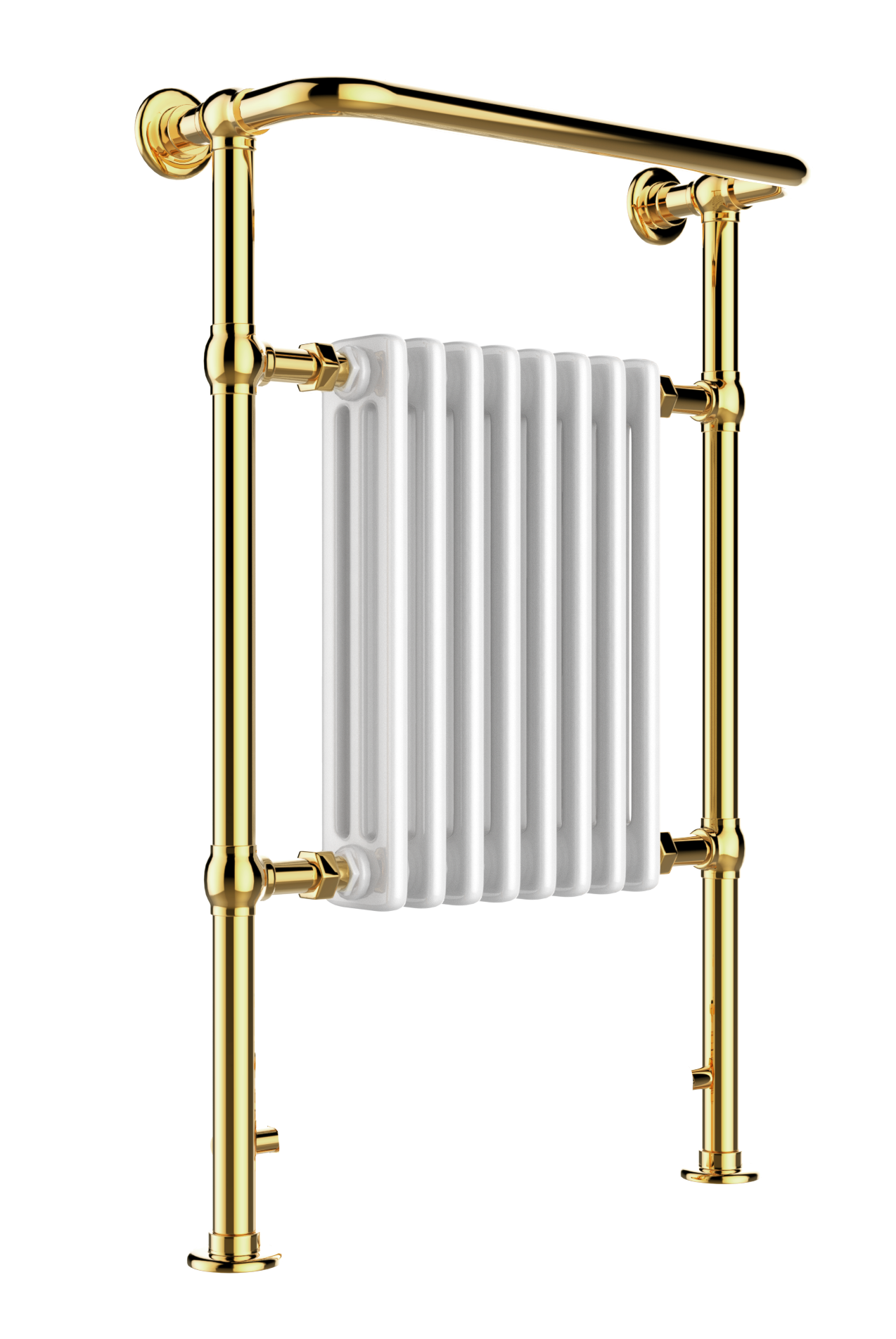 Grosvenor Radiator Antique Brass 963 x 673 x 230mm