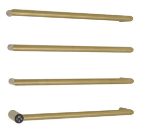 OBI Brushed Brass - 4 Bars Electric Radiator