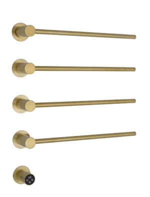 ONYX Brushed Brass Electric Radiator