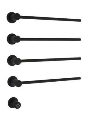 ONYX Matt Black Electric Radiator