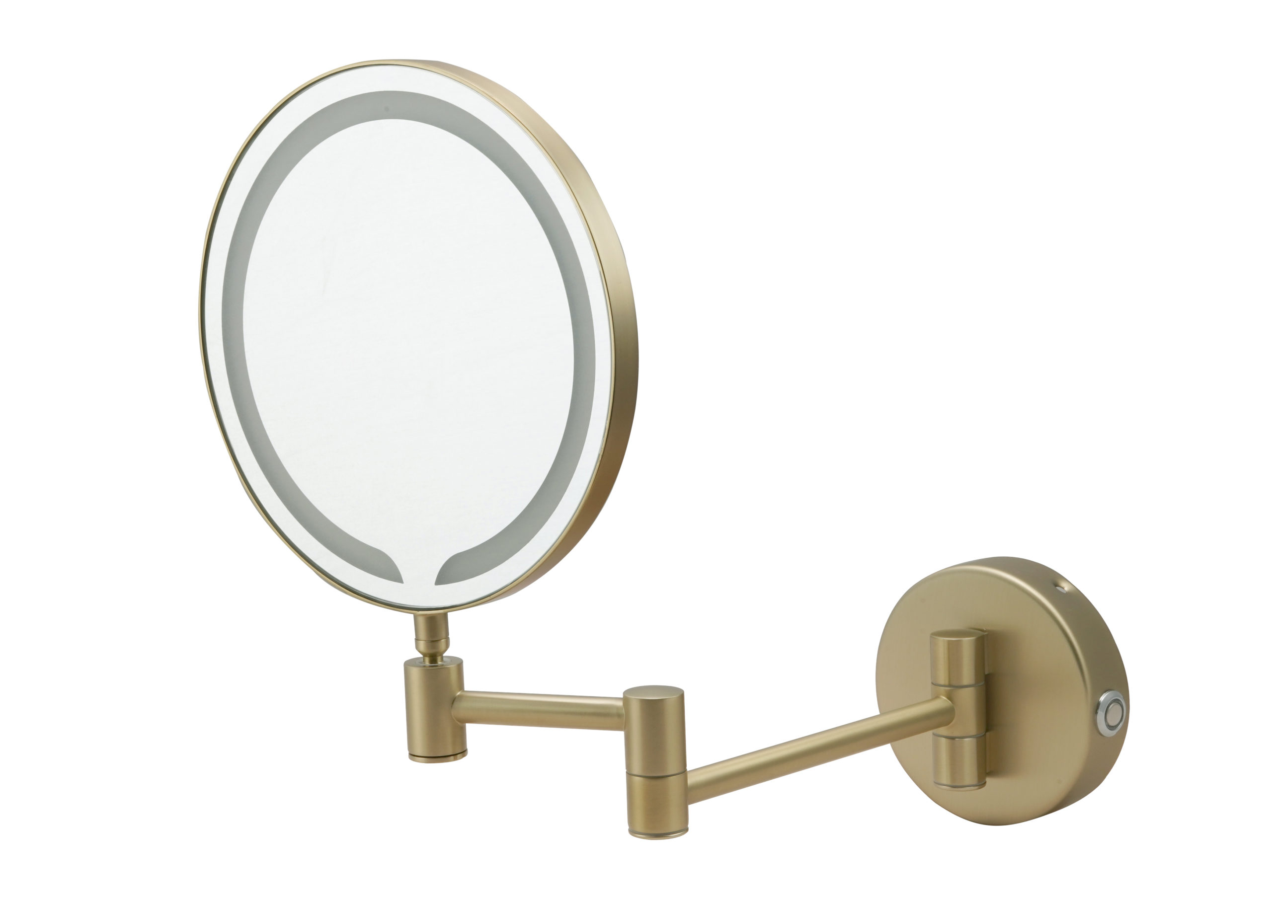 Zoom Mirror - Brushed Brass