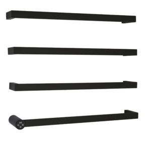 Zyon Matt Black Electric Radiator