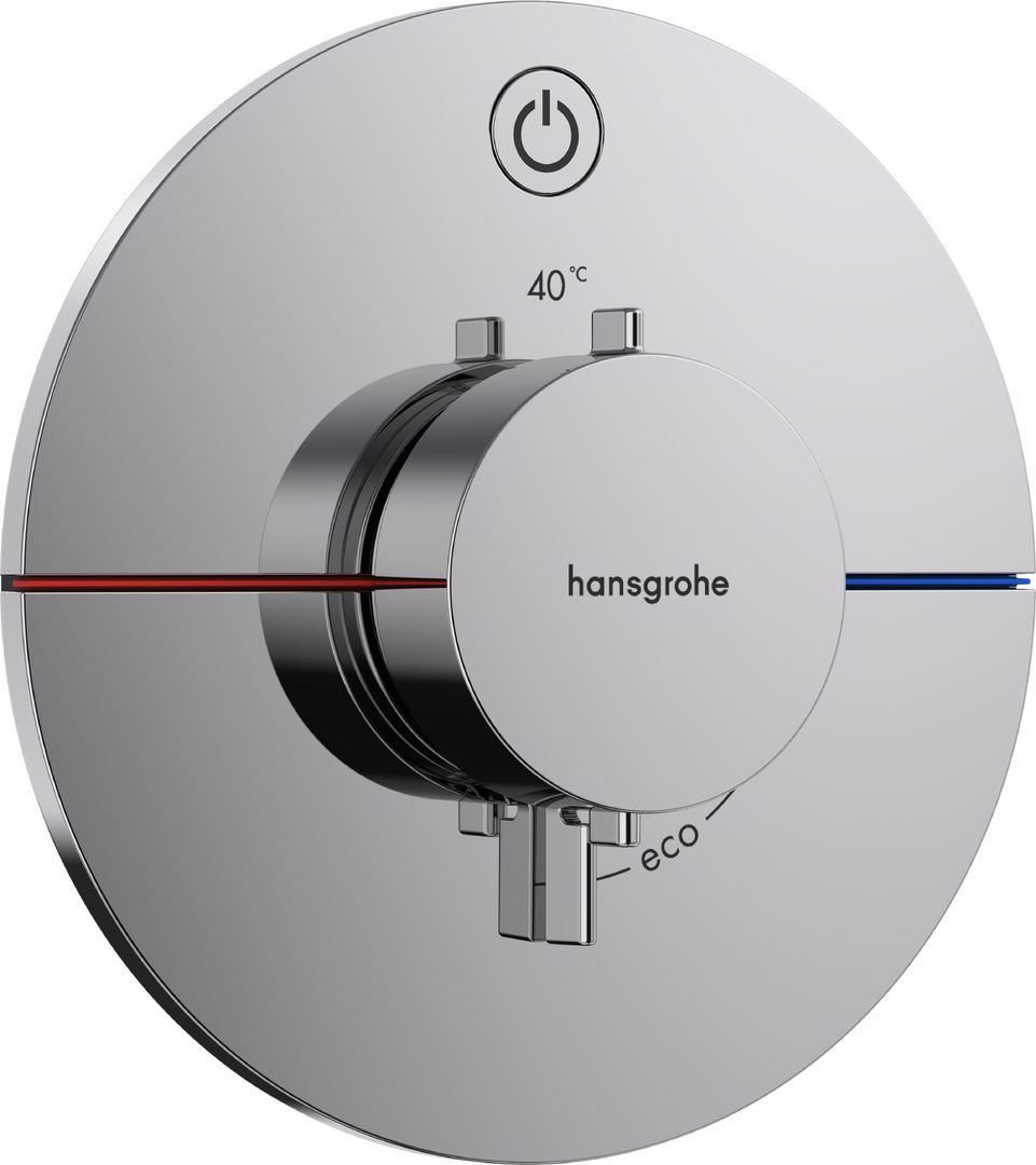 ShowerSelect Comfort S Thermostat for Concealed Installation for 1 Outlet