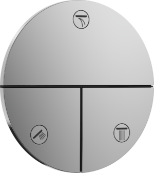 ShowerSelect Comfort S Valve for Concealed Installation for 3 Functions