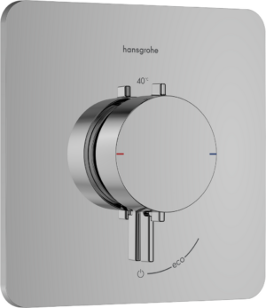 Ecostat Comfort Q Thermostat for Concealed Installation for 1 Function
