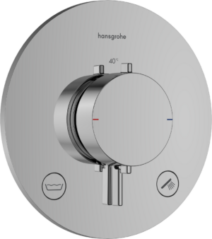 Ecostat Comfort S Thermostat for Concealed Installation for 2 Functions with Integrated Security Combination