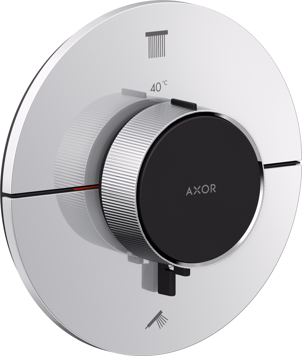 AXOR ShowerSelect ID Thermostat for Concealed Installation Round for 2 Functions