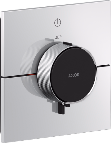 AXOR ShowerSelect ID Thermostat for Concealed Installation Square for 1 Function