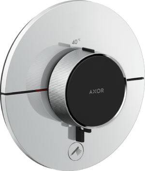AXOR ShowerSelect ID Thermostat HighFlow for Concealed Installation Round for 1 Function and Additional Outlet