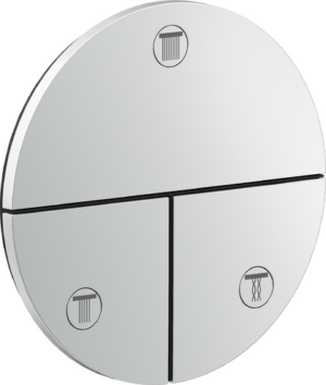 AXOR ShowerSelect ID Valve for Concealed Installation Round for 3 Functions