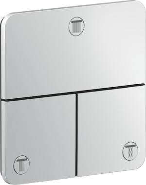 AXOR ShowerSelect ID Valve for Concealed Installation SoftSquare for 3 Functions