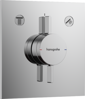 DuoTurn E Mixer for Concealed Installation for 2 Functions