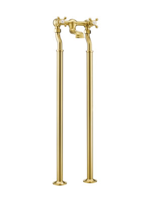 Grosvenor Freestanding Bath Filler - Brushed Brass