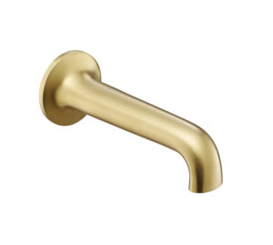 Grosvenor Basin Spout - Brushed Brass