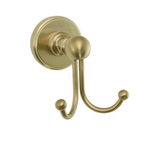 Grosvenor Robe Hook - Brushed Brass