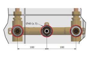 Essential Part - Requires Wall Mounted Basin Mixer Rough Part