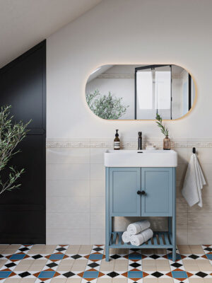 Armera Holloway 600mm 2 Door Free-Standing Unit with Under Shelf