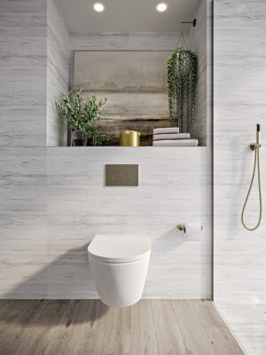 Armera Lagoon Wall Hung WC with Seat