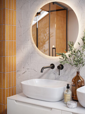 ARMERA Oculus Wall Mounted Basin Mixer