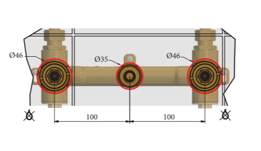 Essential Part - Requires Wall Mounted Basin Mixer Rough Part