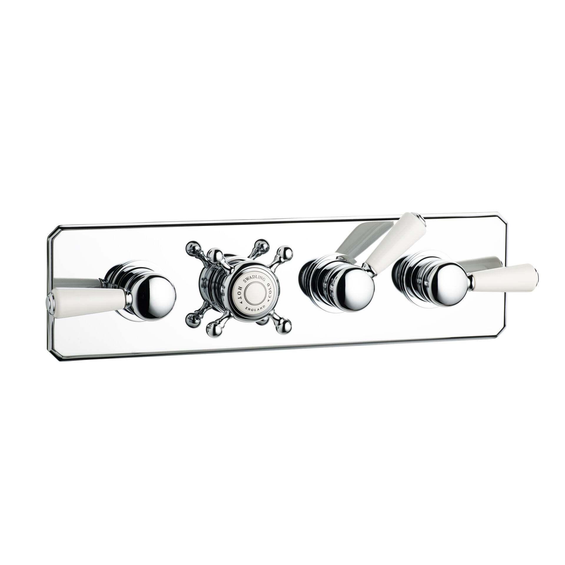 Swadling Invincible Triple Controlled Thermostatic Shower Mixer with Plate - Image 2