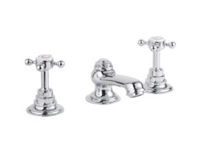 Swadling Invincible Deck Mounted Basin Mixer – Crosshead